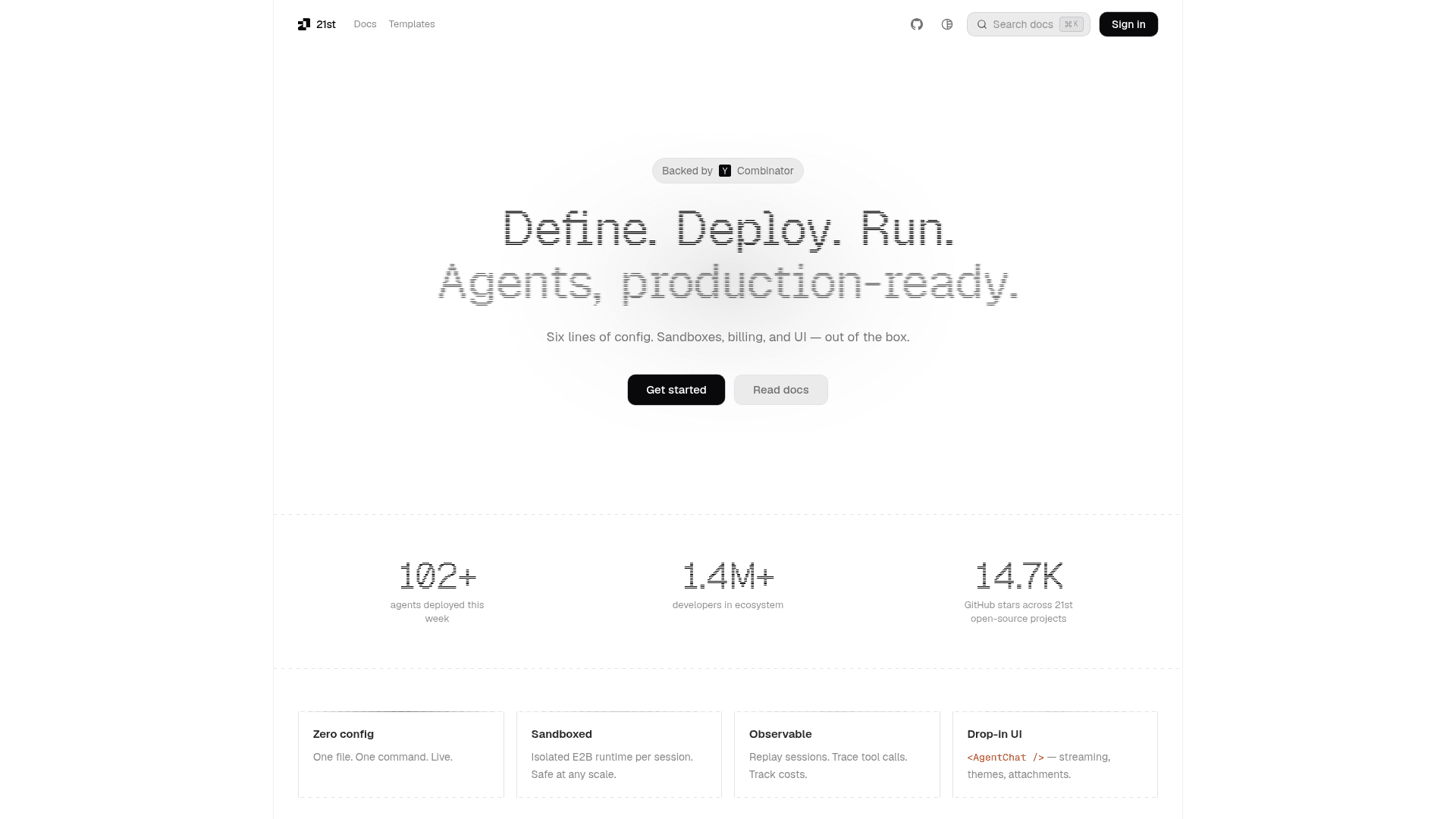 21st Agents SDK