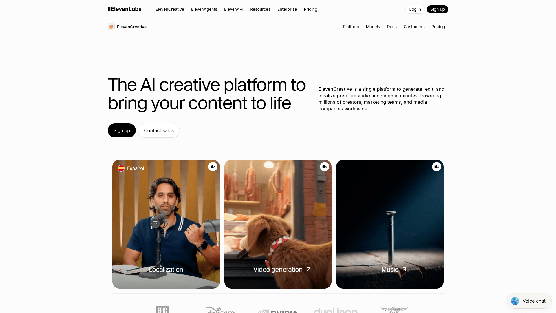 ElevenLabs Creative