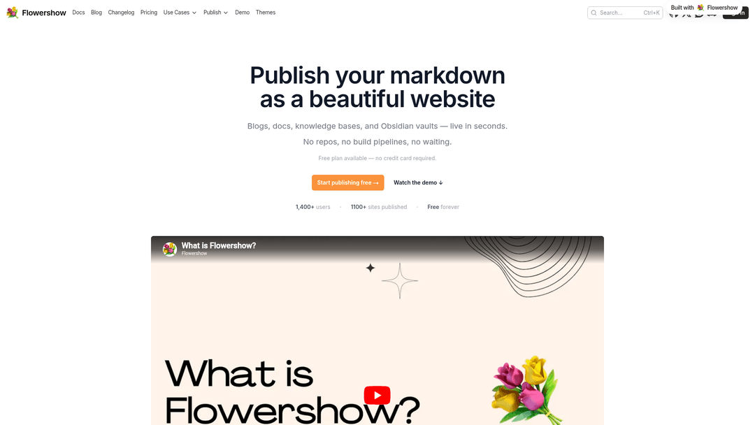 Flowershow