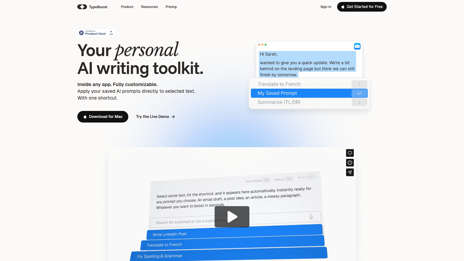 TypeBoost
