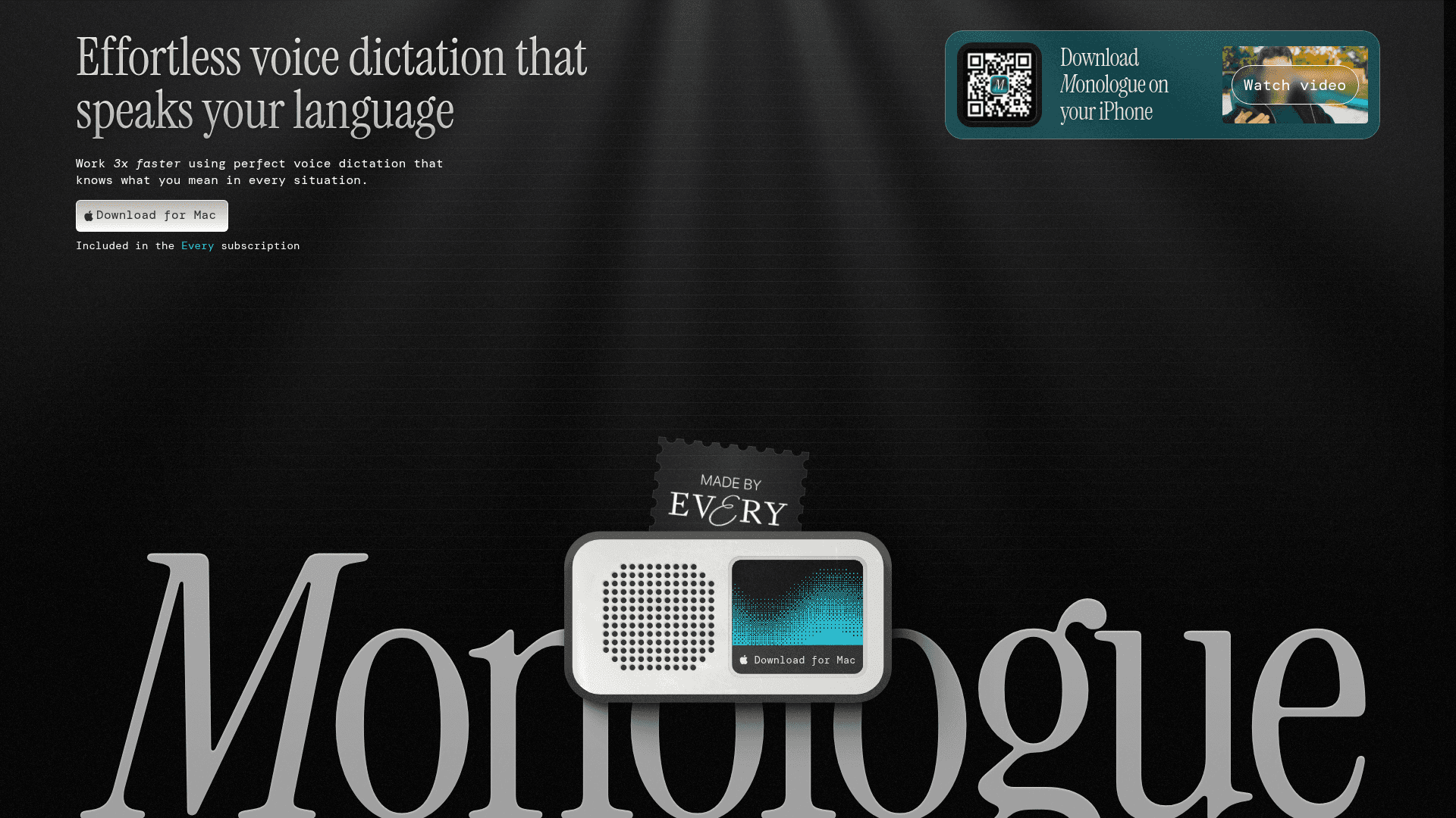 Monologue